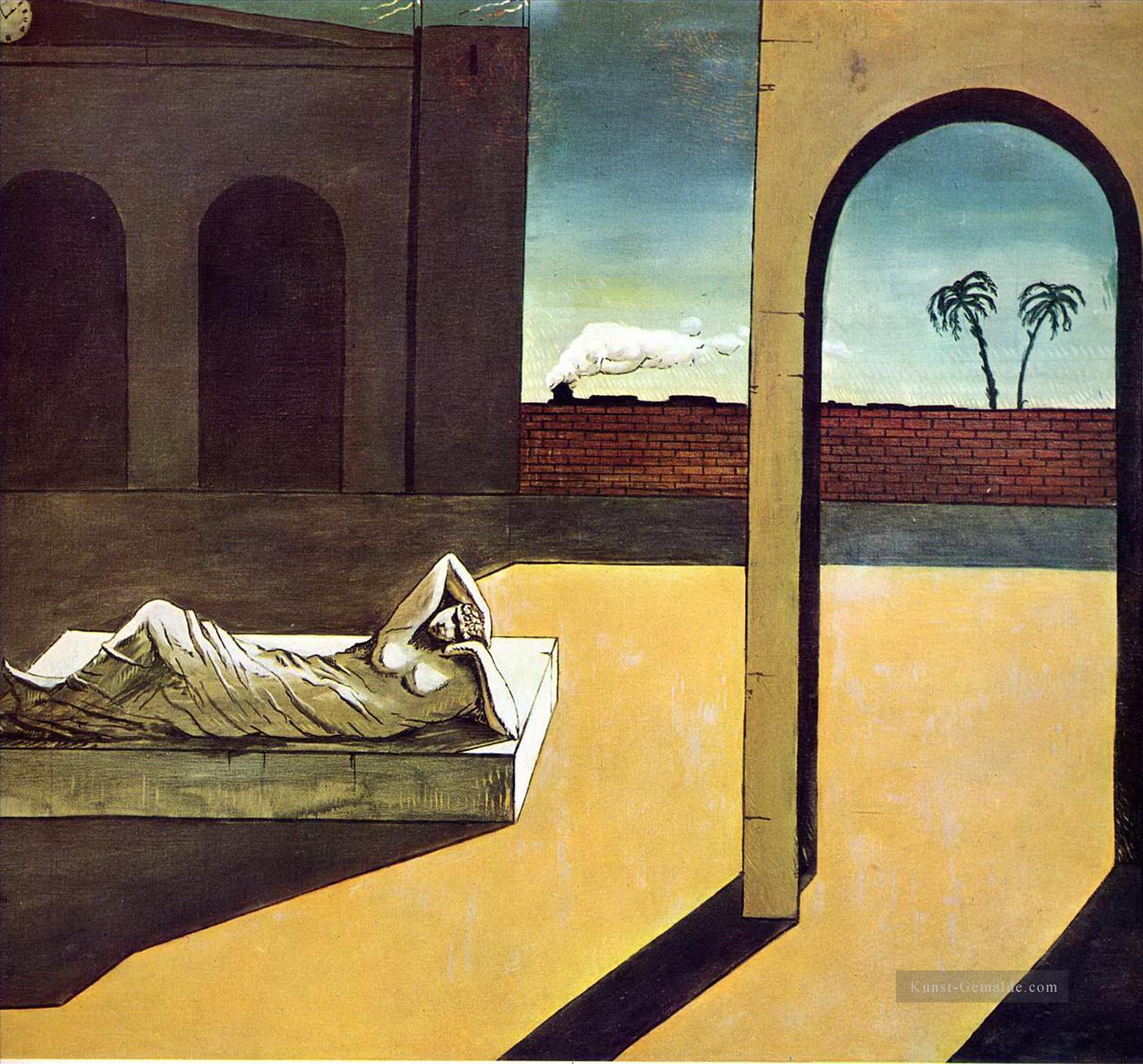 Der Sojaser es Vergeltung 1913 Giorgio de Chirico Metaphysischer Surrealismus Ölgemälde